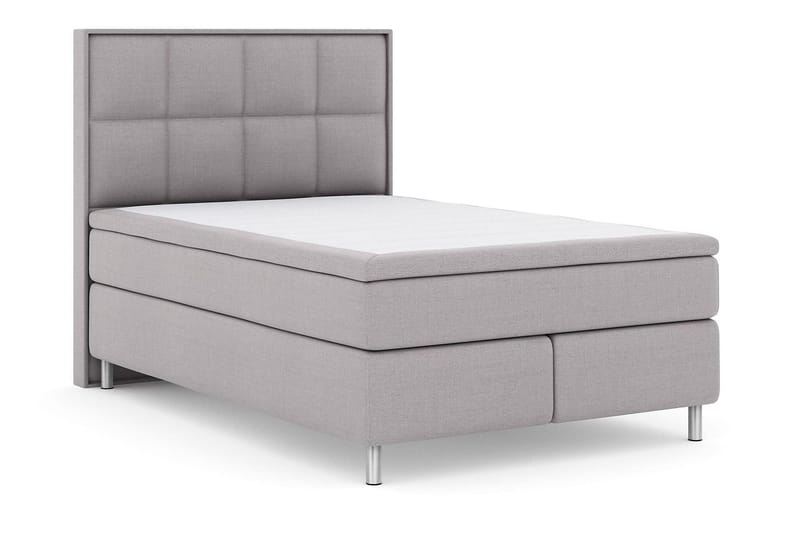 Sänkypaketti Choice No 4 140x200 Kova/Medium - Sininen/V-Malli Metallijalat - Huonekalut - Sänky - Jenkkisängyt