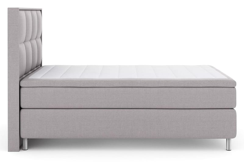 Sänkypaketti Choice No 4 140x200 Kova/Medium - Sininen/V-Malli Metallijalat - Huonekalut - Sänky - Jenkkisängyt