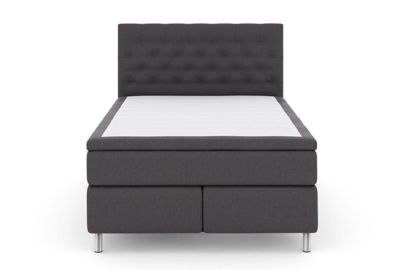 Sänkypaketti Choice No 4 140x200 Kova/Medium - Tummanharmaa/Metallijalat - Huonekalut - Sänky - Jenkkisängyt