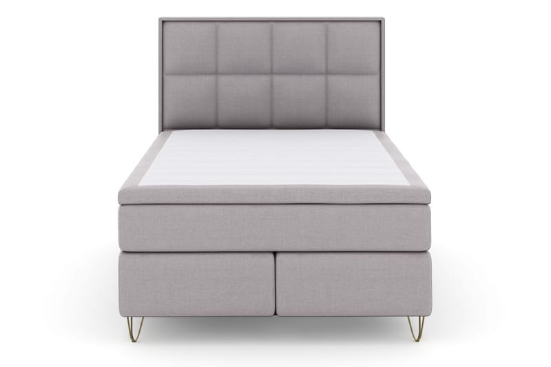Sänkypaketti Choice No 4 140x200 Medium - V.harmaa/V-Malli Metallijalat - Huonekalut - Sänky - Jenkkisängyt