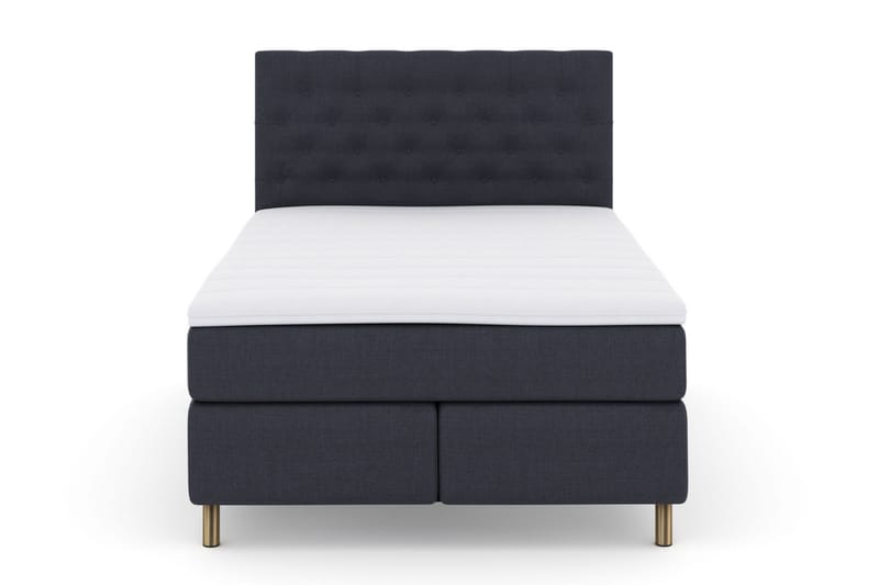 Sänkypaketti Choice No 4 160x200 Kova/Medium - Sininen/Kuparijalat - Huonekalut - Sänky - Jenkkisängyt