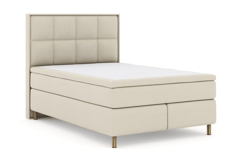 Sänkypaketti Choice No 4 160x200 Medium - Beige/Metallijalat - Huonekalut - Sänky - Jenkkisängyt