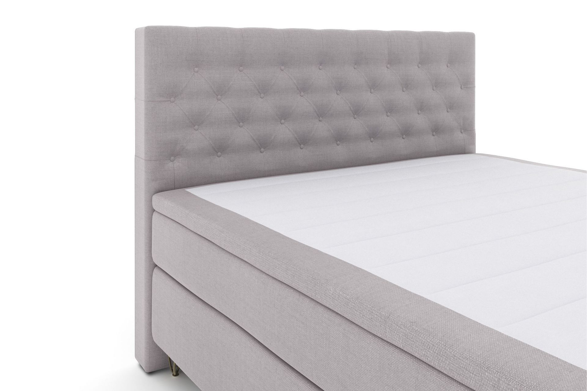 Sänkypaketti Choice No 4 160x200 Medium - V.harmaa/V-Malli Metallijalat - Huonekalut - Sänky - Jenkkisängyt