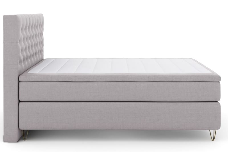 Sänkypaketti Choice No 4 160x200 Medium - V.harmaa/V-Malli Metallijalat - Huonekalut - Sänky - Jenkkisängyt