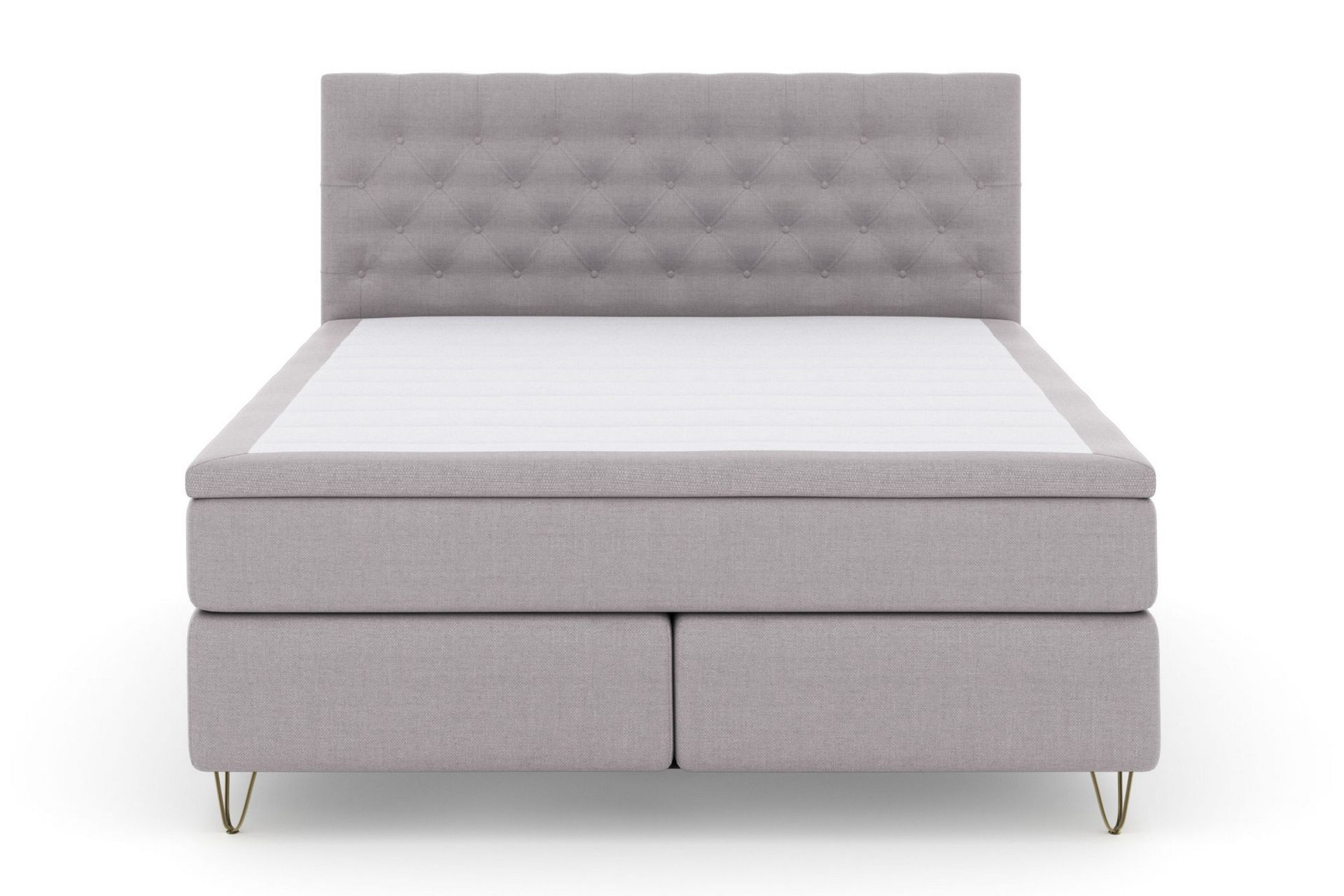 Sänkypaketti Choice No 4 160x200 Medium - V.harmaa/V-Malli Metallijalat - Huonekalut - Sänky - Jenkkisängyt