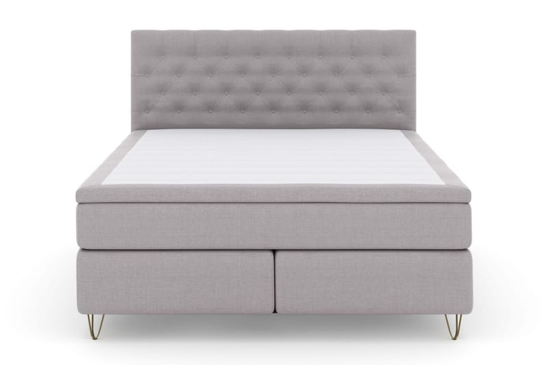 Sänkypaketti Choice No 4 160x200 Medium - V.harmaa/V-Malli Metallijalat - Huonekalut - Sänky - Jenkkisängyt