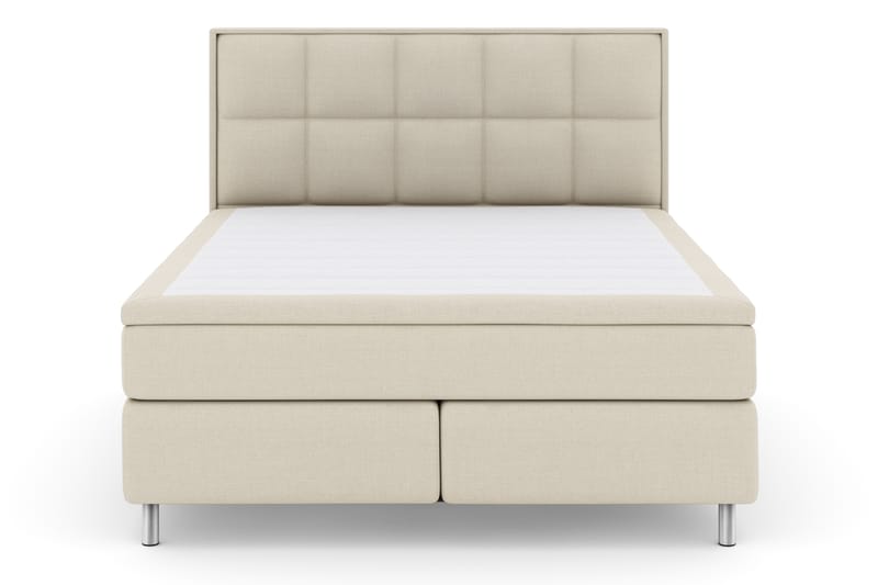 Sänkypaketti Choice No 4 180x200 Kova - Beige/Metallijalat - Huonekalut - Sänky - Jenkkisängyt