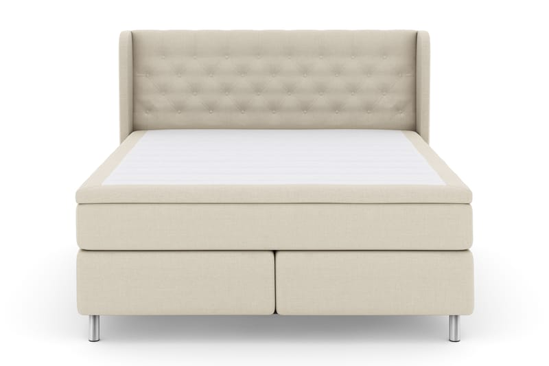Sänkypaketti Choice No 4 180x200 Kova - Beige/Metallijalat - Huonekalut - Sänky - Jenkkisängyt