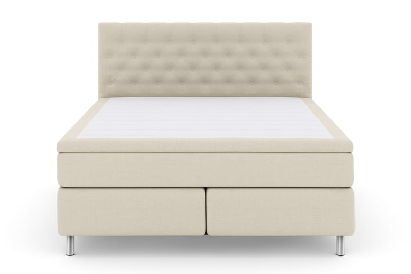 Sänkypaketti Choice No 4 180x200 Kova - Beige/Metallijalat - Huonekalut - Sänky - Jenkkisängyt