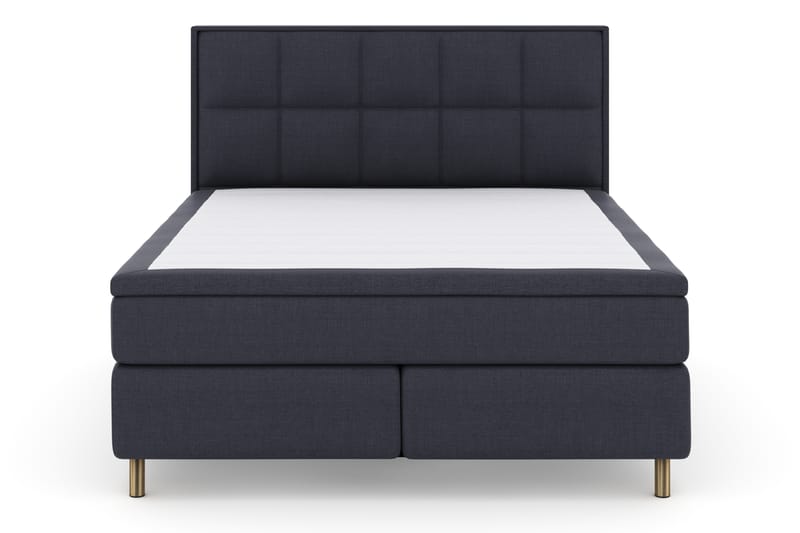 Sänkypaketti Choice No 4 180x200 Kova - Sininen/Kuparijalat - Huonekalut - Sänky - Jenkkisängyt