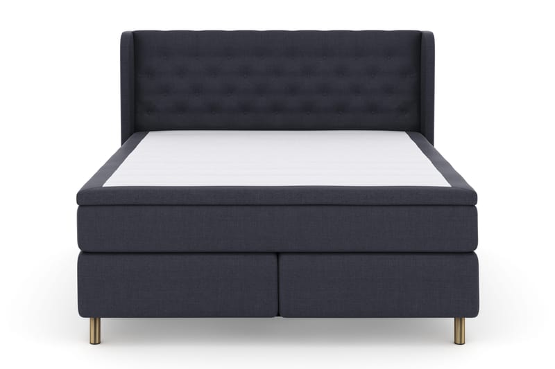 Sänkypaketti Choice No 4 180x200 Kova - Sininen/Kuparijalat - Huonekalut - Sänky - Jenkkisängyt