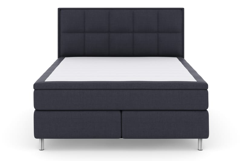 Sänkypaketti Choice No 4 180x200 Kova - Sininen/Metallijalat - Huonekalut - Sänky - Jenkkisängyt
