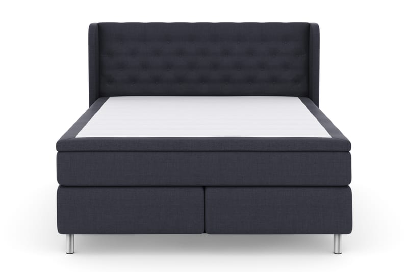 Sänkypaketti Choice No 4 180x200 Kova - Sininen/Metallijalat - Huonekalut - Sänky - Jenkkisängyt