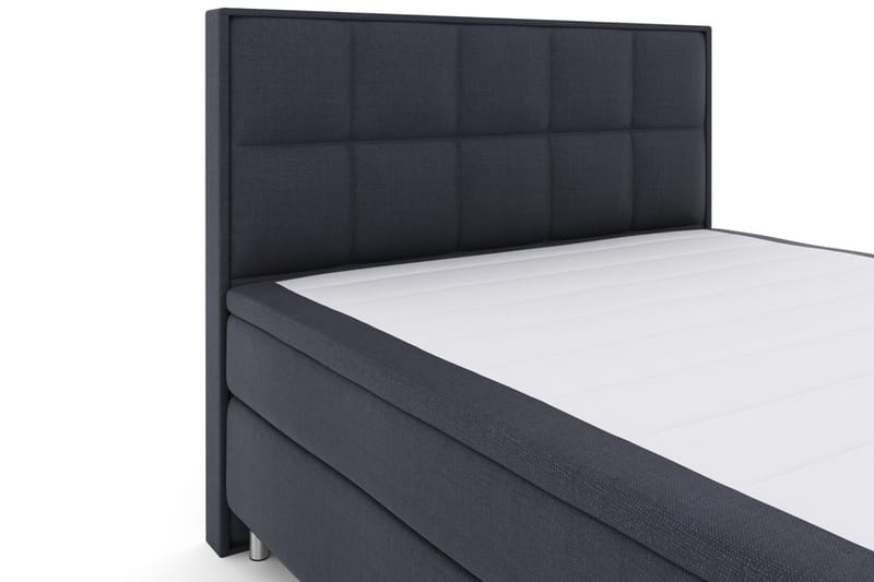 Sänkypaketti Choice No 4 180x200 Kova - Sininen/Metallijalat - Huonekalut - Sänky - Jenkkisängyt