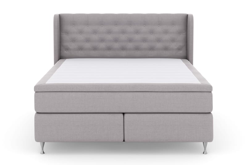 Sänkypaketti Choice No 4 180x200 Kova - Vaaleanharmaa/Hopeajalat - Huonekalut - Sänky - Jenkkisängyt