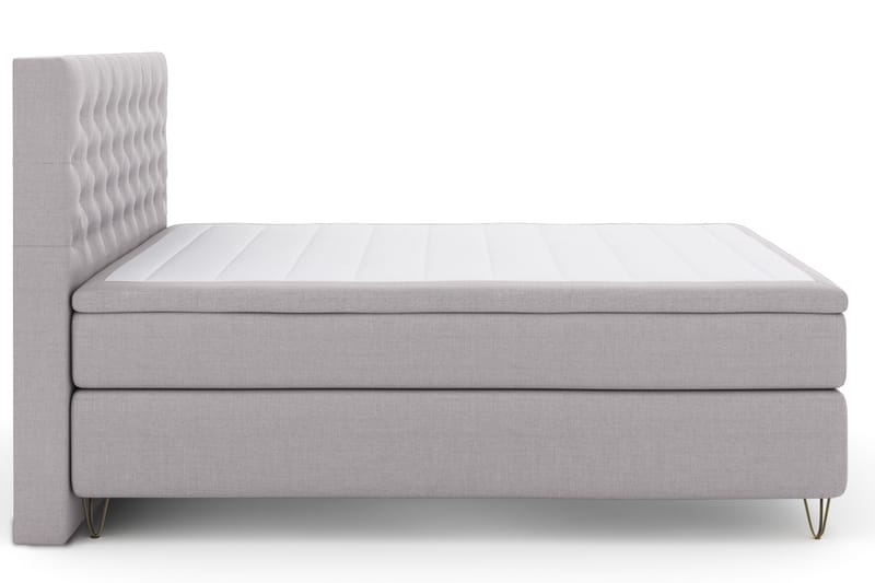 Sänkypaketti Choice No 4 180x200 Kova - V.harmaa/V-Malli Metallijalat - Huonekalut - Sänky - Jenkkisängyt