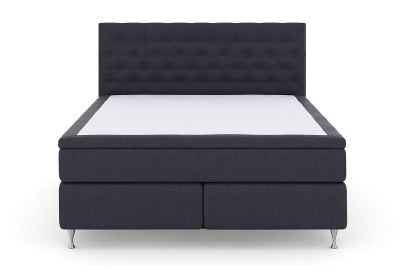Sänkypaketti Choice No 4 180x200 Kova/Medium - Sininen/Hopeajalat - Huonekalut - Sänky - Jenkkisängyt