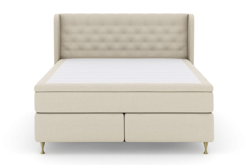 Sänkypaketti Choice No 4 180x200 Medium - Beige/Kulta Jalat - Huonekalut - Sänky - Jenkkisängyt