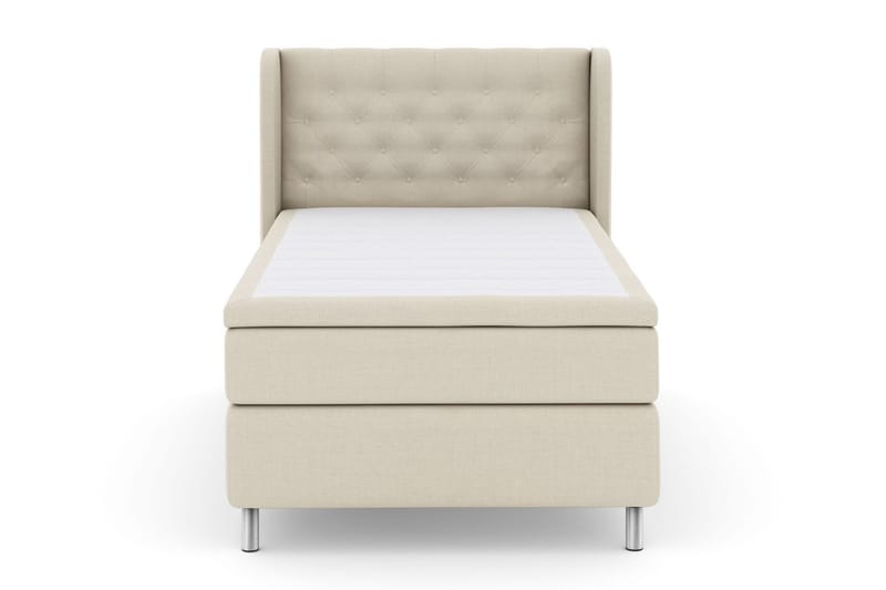 Sänkypaketti Choice No 5 120x200 Kova Lateksi - Beige/Metallijalat - Huonekalut - Sänky - Jenkkisängyt