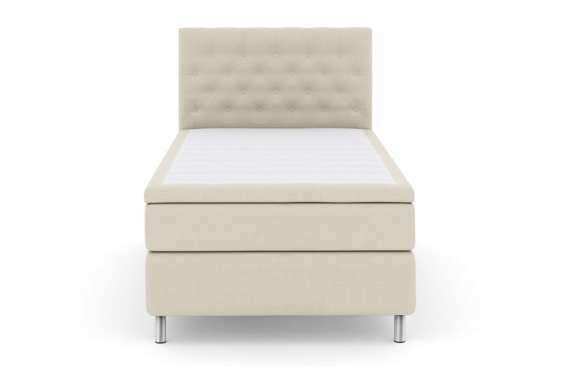 Sänkypaketti Choice No 5 120x200 Kova Lateksi - Beige/Metallijalat - Huonekalut - Sänky - Jenkkisängyt