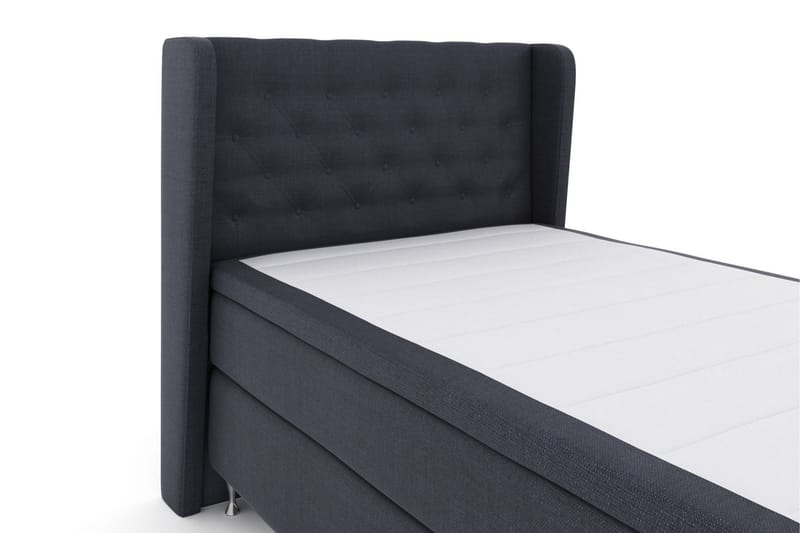 Sänkypaketti Choice No 5 120x200 Kova Lateksi - Sininen/Hopeajalat - Huonekalut - Sänky - Jenkkisängyt