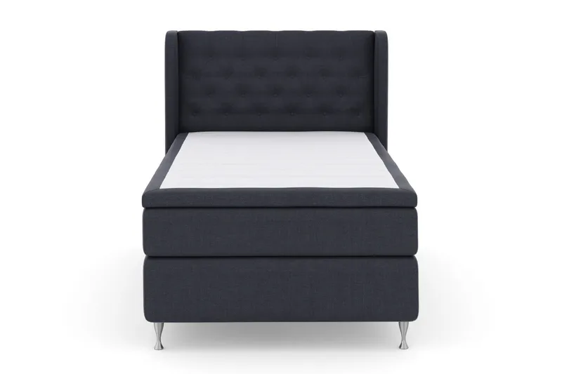 Sänkypaketti Choice No 5 120x200 Kova Lateksi - Sininen/Hopeajalat - Huonekalut - Sänky - Jenkkisängyt