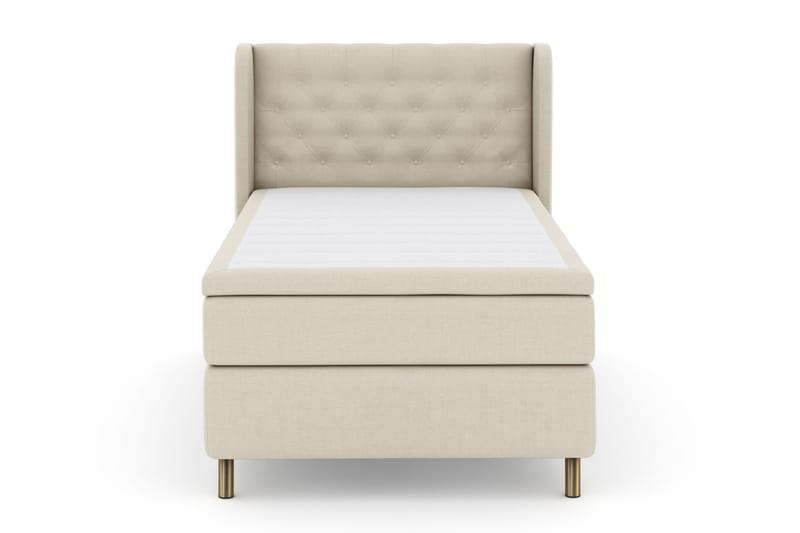 Sänkypaketti Choice No 5 120x200 Kova Watergel - Beige/Kuparijalat - Huonekalut - Sänky - Jenkkisängyt
