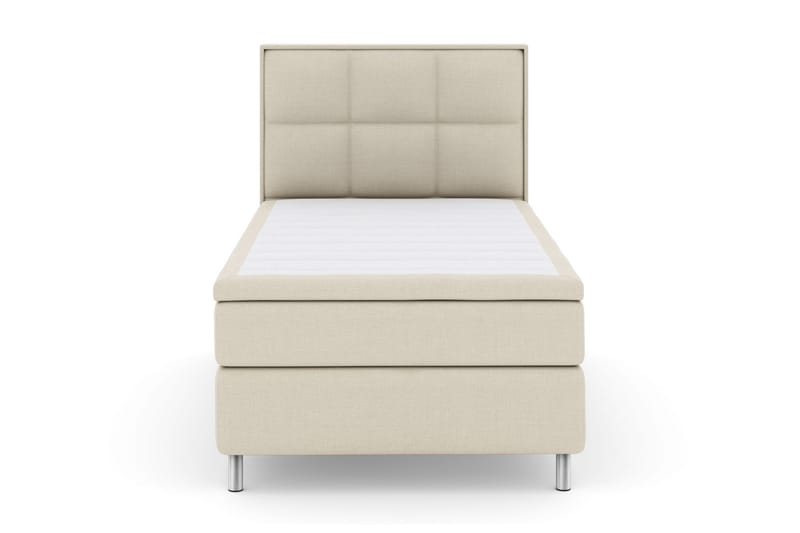 Sänkypaketti Choice No 5 120x200 Kova Watergel - Beige/Metallijalat - Huonekalut - Sänky - Jenkkisängyt