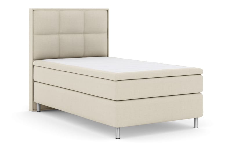 Sänkypaketti Choice No 5 120x200 Kova Watergel - Beige/Metallijalat - Huonekalut - Sänky - Jenkkisängyt