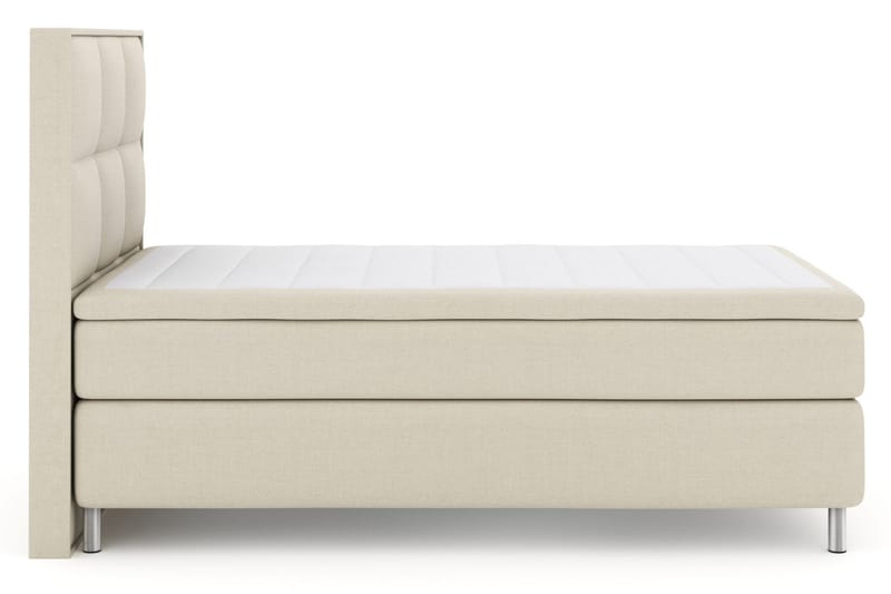 Sänkypaketti Choice No 5 120x200 Kova Watergel - Beige/Metallijalat - Huonekalut - Sänky - Jenkkisängyt