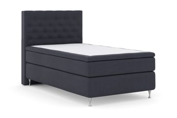 Sänkypaketti Choice No 5 120x200 Kova Watergel - Sininen/Hopeajalat - Huonekalut - Sänky - Jenkkisängyt