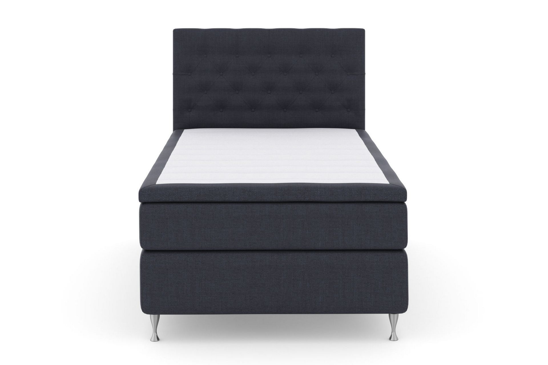Sänkypaketti Choice No 5 120x200 Kova Watergel - Sininen/Hopeajalat - Huonekalut - Sänky - Jenkkisängyt