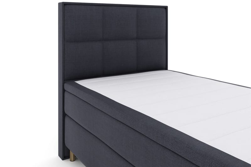 Sänkypaketti Choice No 5 120x200 Kova Watergel - Sininen/Metallijalat - Huonekalut - Sänky - Jenkkisängyt