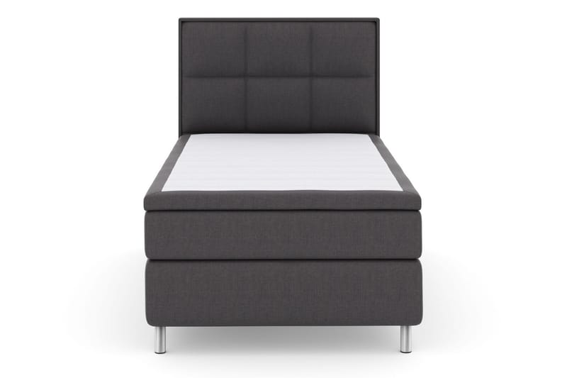 Sänkypaketti Choice No 5 120x200 Kova Watergel - Tummanharmaa/Metallijalat - Huonekalut - Sänky - Jenkkisängyt