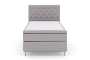 Sänkypaketti Choice No 5 120x200 Kova Watergel - Vaaleanharmaa/Hopeajalat - Huonekalut - Sänky - Jenkkisängyt