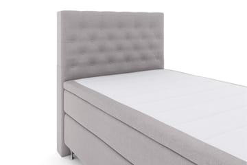 Sänkypaketti Choice No 5 120x200 Kova Watergel - Vaaleanharmaa/Hopeajalat - Huonekalut - Sänky - Jenkkisängyt
