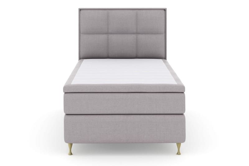 Sänkypaketti Choice No 5 120x200 Kova Watergel, Vaaleanharmaa/Kulta Jalat