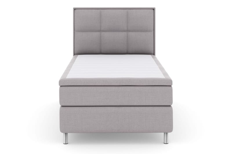 Sänkypaketti Choice No 5 120x200 Kova Watergel - Vaaleanharmaa/Metallijalat - Huonekalut - Sänky - Jenkkisängyt