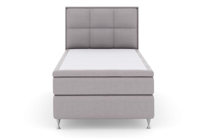 Sänkypaketti Choice No 5 120x200 Medium Lateksi - Vaaleanharmaa/Hopeajalat - Huonekalut - Sänky - Jenkkisängyt