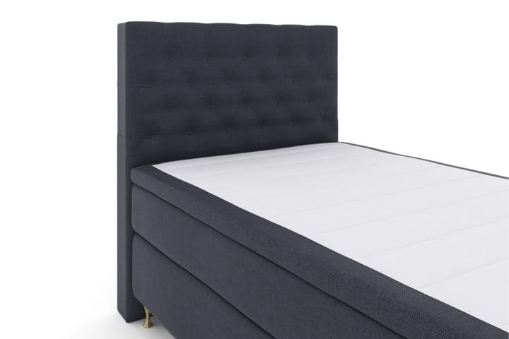 Sänkypaketti Choice No 5 120x200 Medium Watergel - Sininen/Kulta Jalat - Jenkkisängyt - Sänkypaketti