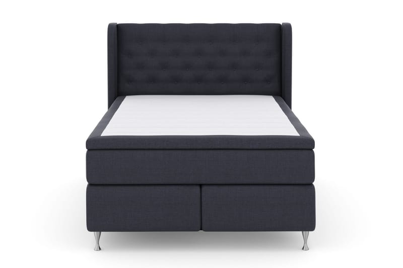 Sänkypaketti Choice No 5 140x200 Kova Watergel - Sininen/Hopeajalat - Huonekalut - Sänky - Jenkkisängyt