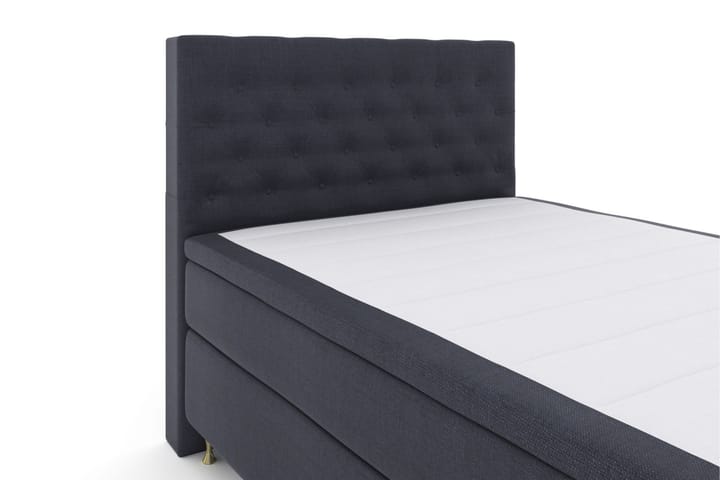 S�änkypaketti Choice No 5 140x200 Kova/Medium Lateksi - Sininen/Kulta Jalat - Jenkkisängyt - Sänkypaketti