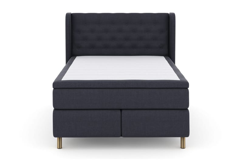 Sänkypaketti Choice No 5 140x200 Kova/Medium Lateksi - Sininen/Kuparijalat - Huonekalut - Sänky - Jenkkisängyt