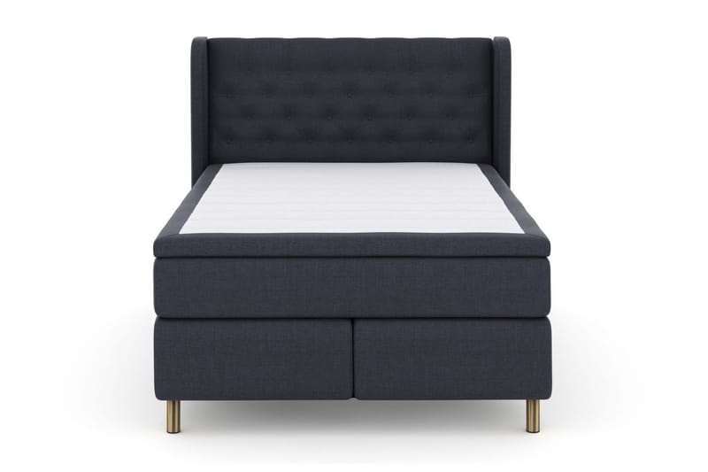 Sänkypaketti Choice No 5 140x200 Kova/Medium Lateksi - Sininen/Kuparijalat - Huonekalut - Sänky - Jenkkisängyt