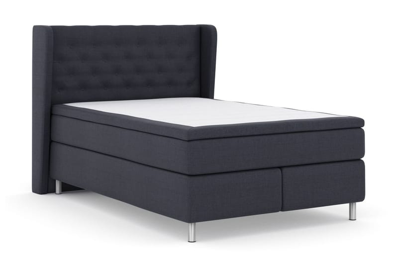 Sänkypaketti Choice No 5 140x200 Kova/Medium Lateksi - Sininen/Kuparijalat - Huonekalut - Sänky - Jenkkisängyt