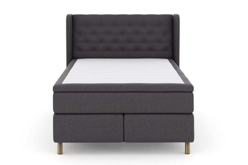 Sänkypaketti Choice No 5 140x200 Kova/Medium Lateksi - Tummanharmaa/Kuparijalat - Huonekalut - Sänky - Jenkkisängyt