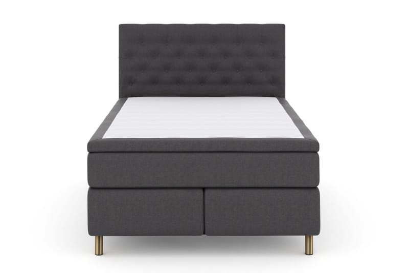Sänkypaketti Choice No 5 140x200 Kova/Medium Lateksi - Tummanharmaa/Kuparijalat - Huonekalut - Sänky - Jenkkisängyt