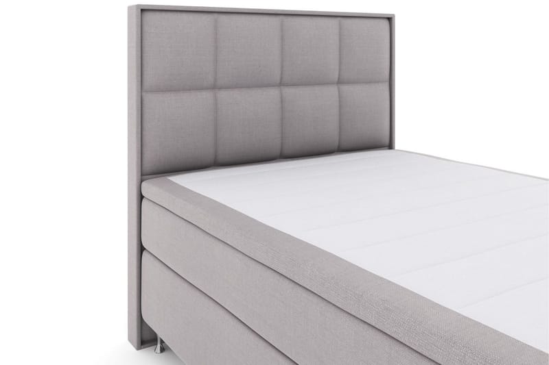 Sänkypaketti Choice No 5 140x200 Kova/Medium Watergel - Vaaleanharmaa/Hopeajalat - Huonekalut - Sänky - Jenkkisängyt