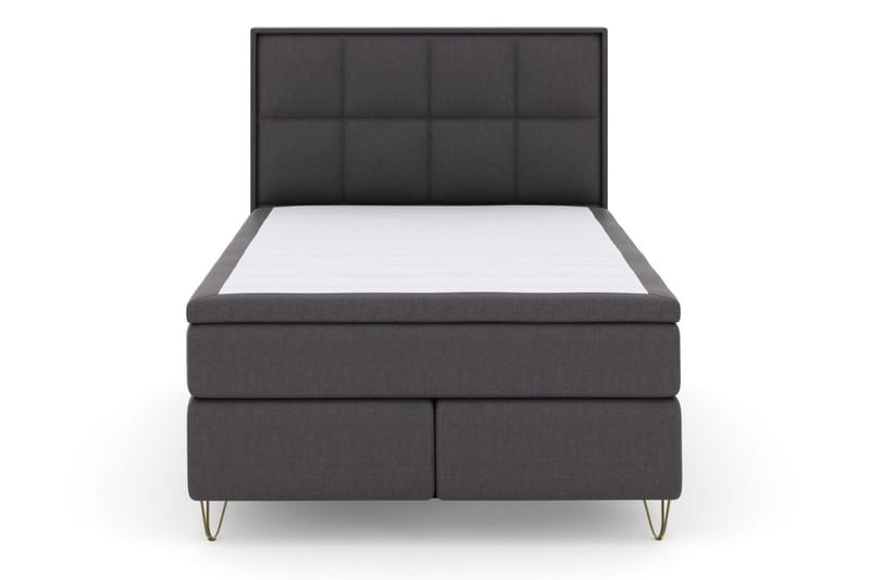 Sänkypaketti Choice No 5 140x200 Medium Lateksi, T.harmaa/V-malli Metallijalat