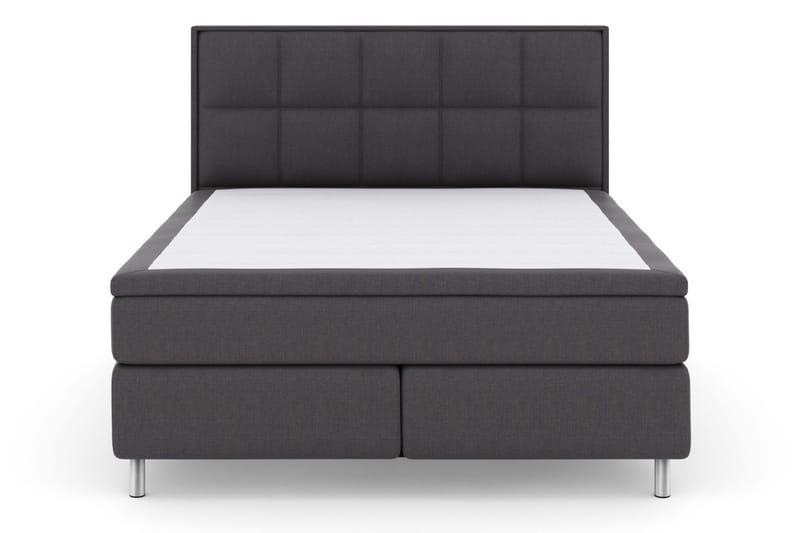 Sänkypaketti Choice No 5 180x200 Kova Lateksi - Tummanharmaa/Metallijalat - Huonekalut - Sänky - Jenkkisängyt
